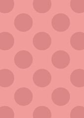 pink background with big dots