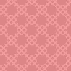 pink pattern with dots