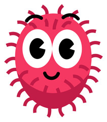 rambutan face cute with white stroke