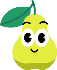 Pear face cute 