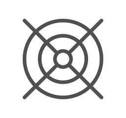 Computer and components icon outline and linear symbol.	
