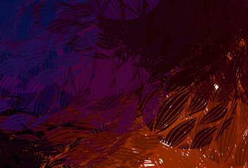 Light Pink, Red vector template with chaotic shapes.