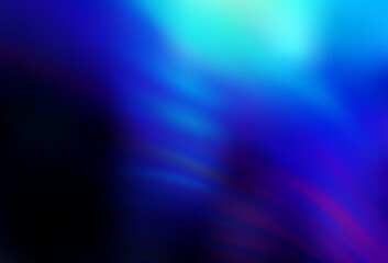 Dark BLUE vector abstract blurred layout.