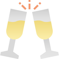 champagne flat icon