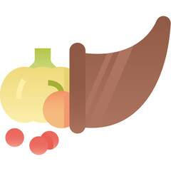 cornucopia flat icon