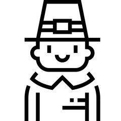pilgrim line icon