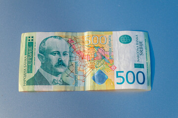 Jovan Cvijic on 500 Serbian dinar banknote.