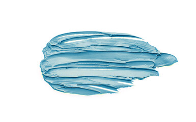 Fototapeta premium Clay mask for face and body isolate. Selection focus.