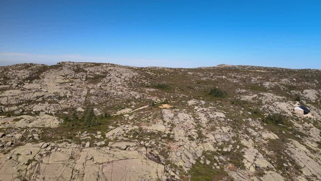 Scenic Serra da Estrela mountains in Portugal
