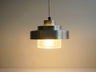 Retro hanging lamp from the 1960s. 