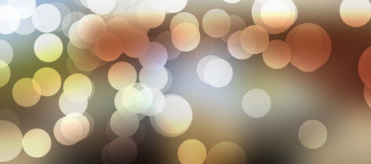 Shining glow light circle background, abstract bokeh wallpaper