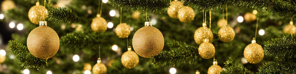 Holiday background with defocused lights