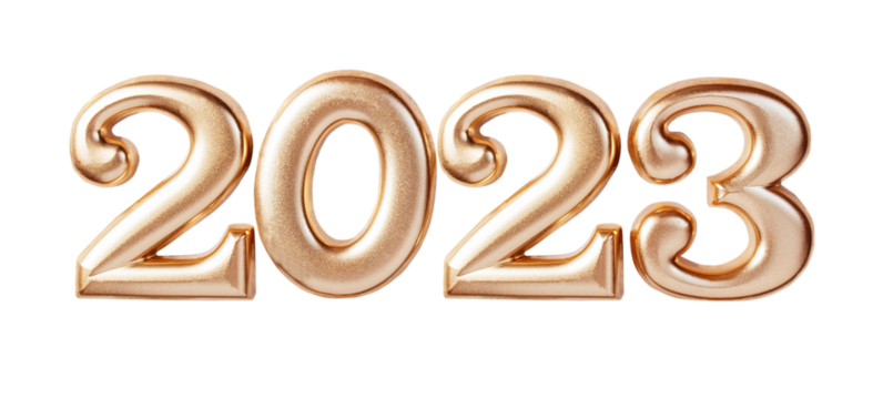 Holiday background Happy New Year 2023.