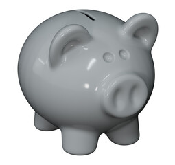 White Piggy Bank