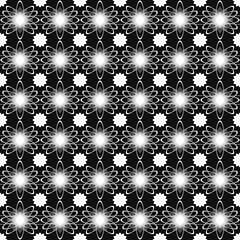 black and white seamless pattern