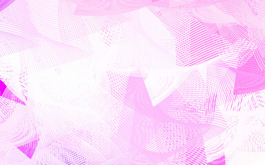 Light Purple, Pink vector template with chaotic shapes.