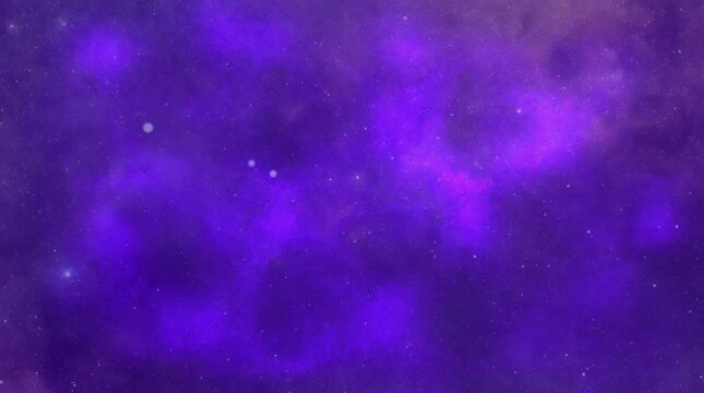 
space purple sky with shining stars and wispy clouds motion loop background