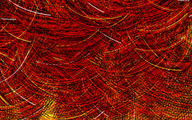 Dark Red vector template with curved lines.