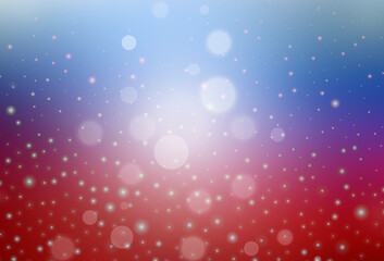 Light Blue, Red vector texture in birthday style.