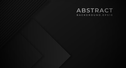 Abstract Background Textured with Dark Black Paper Layers. Usable for Decorative web layout, Poster, Banner, Corporate Brochure and Seminar Template Design