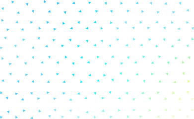 Light Blue, Green vector  gradient triangles template.