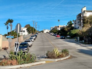 Obraz premium Steep slope California St in San Diego 