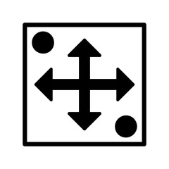 Obraz premium Move Option Icon