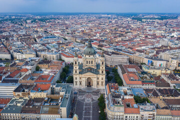 Fototapeta premium aerial view of budapest