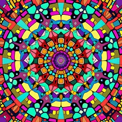 background with kaleidoscope effect