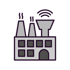 Smart Factory Icon