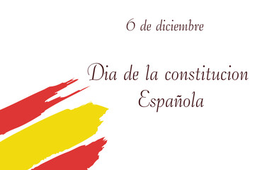 Spain Independence Day Vector Design Template