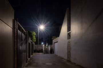 backstreet at night
