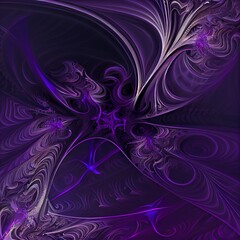 Abstract fractal violet background. Magic illustration.