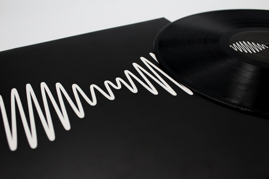  Indie Rock band, Arctic Monkeys music album on vinyl record LP disc. Titled: AM. Taken July 2, 2022 in Miami, FL