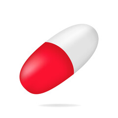 3d capsule medicine drugs for healthcare medical hospital clinic pharmacy