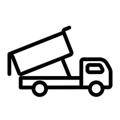 dump truck icon © Darwin Mulya