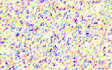 Light Multicolor vector texture in rectangular style.