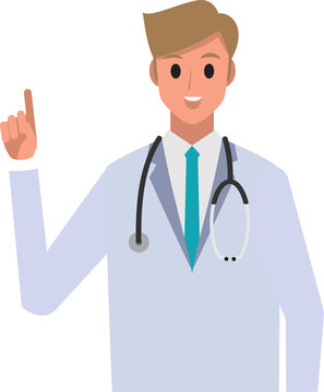 Medical  and  doctor ,png illustration cartoon character set