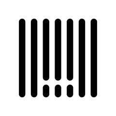 Barcode icon - vector illustration . Barcode, Scan, Scanner, Tag, Product, Price, Details, shopping, line, outline, icons .
