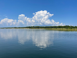 lake and sky