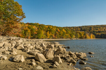 Fototapeta na wymiar East Branch Reservoir in Brewster New York