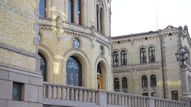 The Storting Norwegian Parliament located in the capital, Oslo
