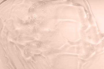 Cosmetic cream transparent liquid gel. Gel smudge. Skincare lotion face serum swatch. Body care....