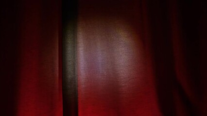 woman hand in black leather gloves imitating gun over a red link background with strobe circle white light. I will kill you concept. - Powered by Adobe