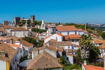 Fototapeta na wymiar Panoramic view of Obidos