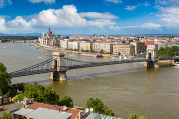 Panoramisch uitzicht over Boedapest