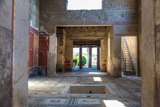 Pompeii city in Italy