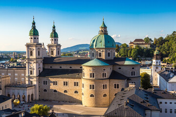 Panoramic view of Salzburg