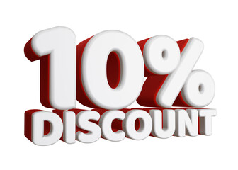 Winter Sale 3D Rendering Discount Sign 