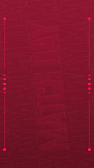 Match Day Qatar world cup 2022 horizontal background with place for text